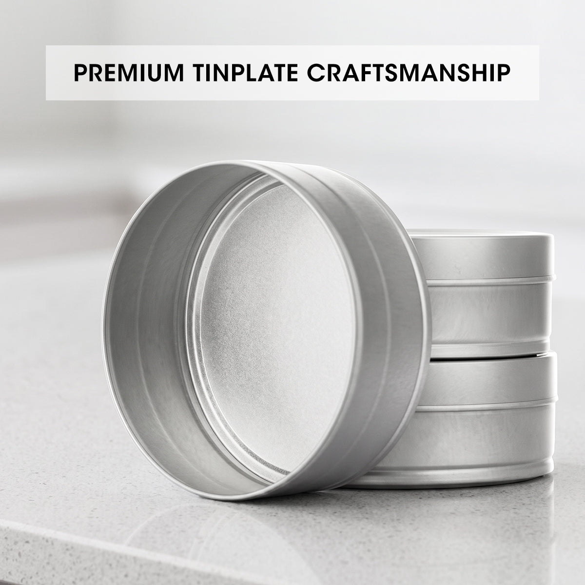 Snack Coater Treat Tins with Lids – 5 oz, 10 Pack