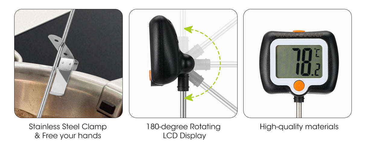 clearly read the temperature from any angle.