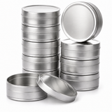 Snack Coater Treat Tins with Lids – 5 oz, 10 Pack