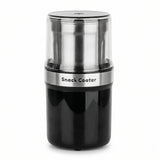 Snack Coater Spice and Nut Grinder, Electric Food Processors with Push-Top Lid for On/Off, Dishwasher Safe,Heavy-duty Motor, Stainless Steel Blades, Compact and easy-to-clean design