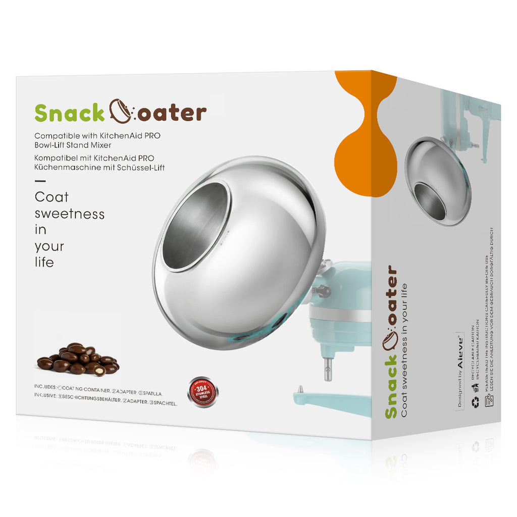 SnackCoater Coating Pan – Large-Bowl-Lift