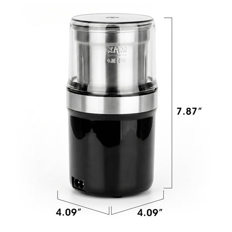 Snack Coater Spice and Nut Grinder, Electric Food Processors with Push-Top Lid for On/Off, Dishwasher Safe,Heavy-duty Motor, Stainless Steel Blades, Compact and easy-to-clean design