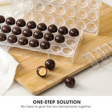 One-step solution No need to glue the two hemispheres together 