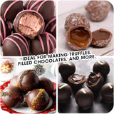 Ideal for making truffles, filled chocolates, and more.