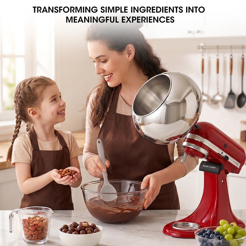 Recubrimiento de refrigerios compatible con la batidora de pie con cabezal inclinable KitchenAid 