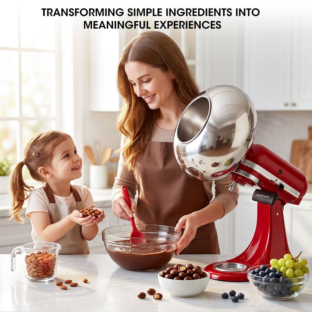 SnackCoater Coating Pan – Large-Tilt-Head