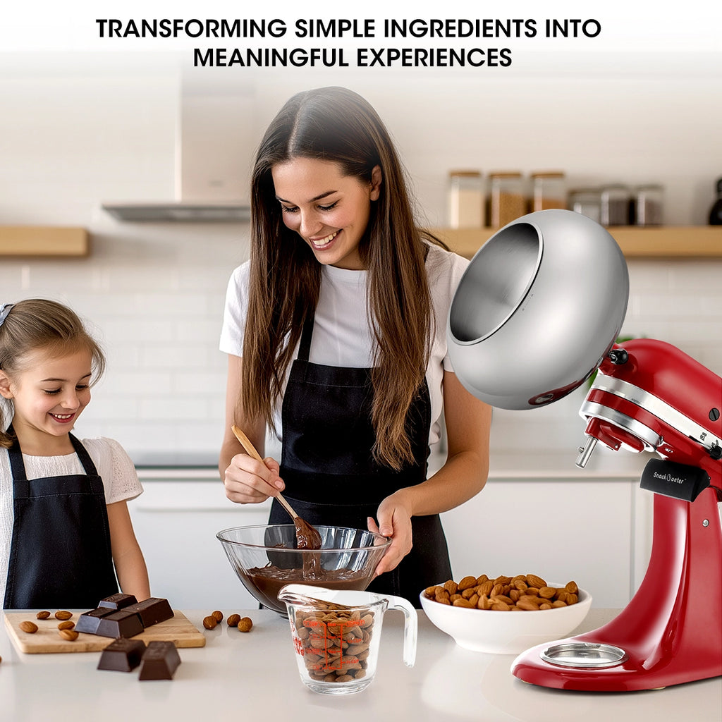 Machine à enrober les collations compatible avec le batteur sur socle à tête inclinable KitchenAid 